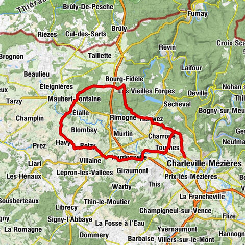 Damouzy - Église Saint-Martin - Église Saint-Pierre - Église Saint-Laurent