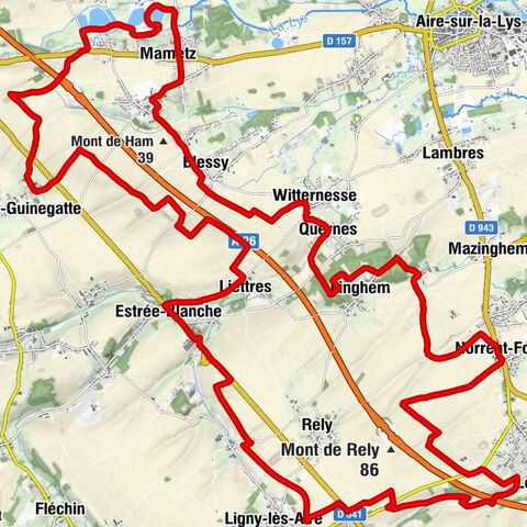 Mametz - Église Saint-Vaast - Église Saint-Omer - Blessy