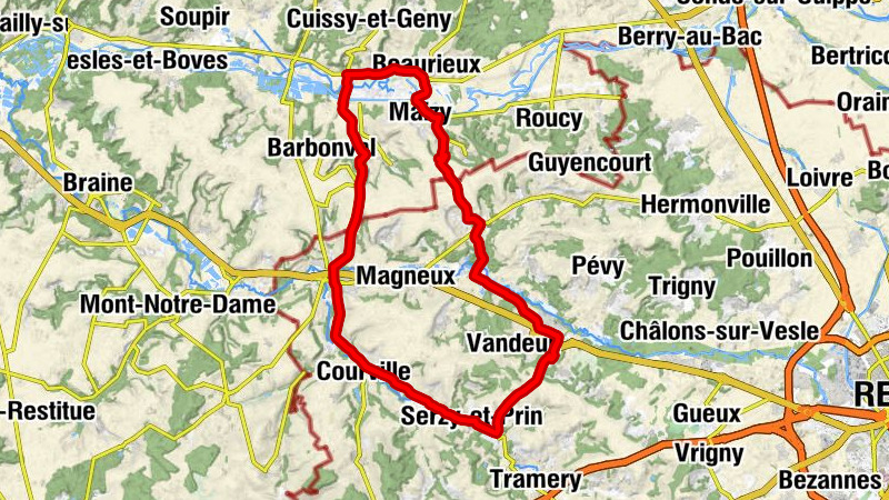 Merval - Église Saint-Martin - Église Notre-Dame - Œuilly