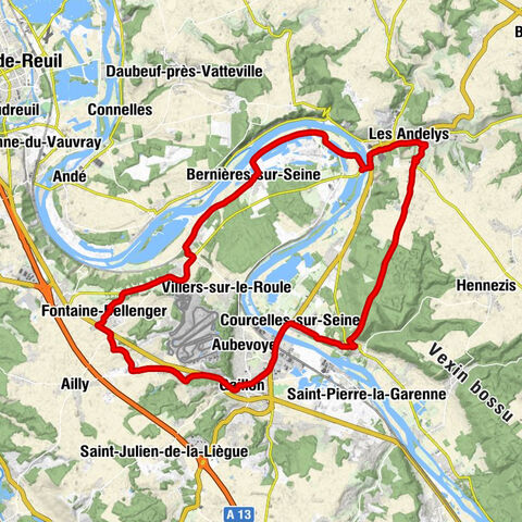 Relais de l'Ourson - Église Saint-Quentin - Église Saint-Denis - Église Saint-Ouen