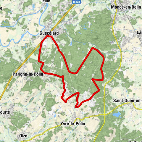 Guécélard - La Botte d'Asperges - Le Hallier - Église Notre-Dame