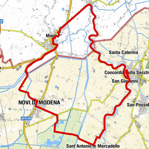 Moglia - Ghetto - Novi di Modena - San Michele