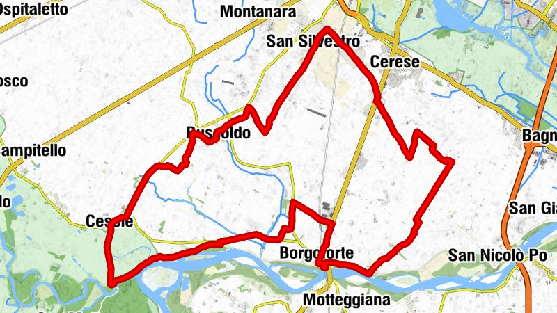 Romanore - Scorzarolo - Cesole - Mantova