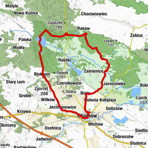 Chojnów - Polanka - Zgorzel - Kościół pw. Świętych Apostołów Piotra i Pawła