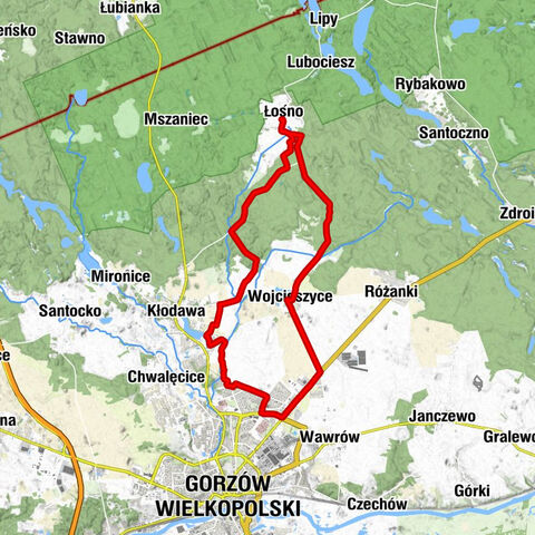 Łośno - Wojcieszyce - Kościół Podwyższenia Krzyża - Gorzów Wielkopolski