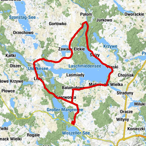 Woszczele - Królowa Wola - Czerwonka - Kościół pw. Trójcy Przenajświętszej