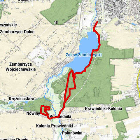 Zemborzyce - Dąbrowa-Las - Zajazd Katarzyna - Wykietówka