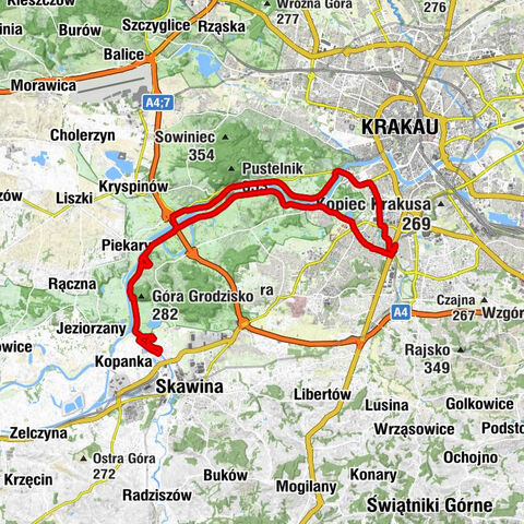 Cegielniana - Tarasy Tynieckie - Szpitalka - Kościół pw. Matki Bożej Saletyńskiej
