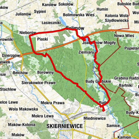 Rawka - Ruda - Bolimów