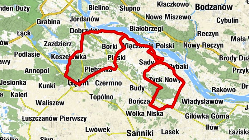 Gąbin - Budki - Kościół parafialny pw. św. Michała Archanioła i Przemienienia Pańskiego - Kościół parafialny pw. św. Marcina Biskupa