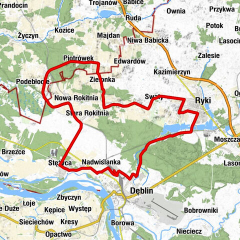 Dęblin - Ryki - Kościół pw. Świętego Sebastiana w Brzezinach