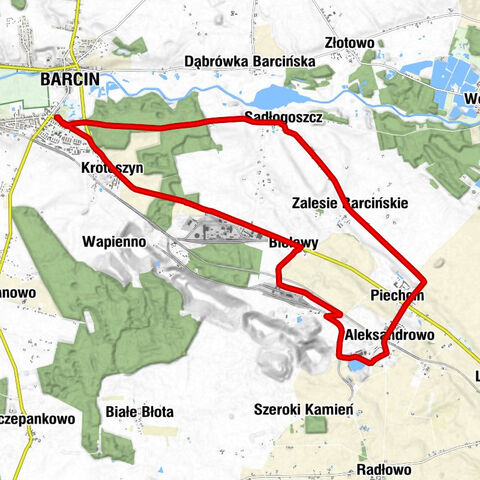 Barcin - Krotoszyn - Bielawy - Rydzek