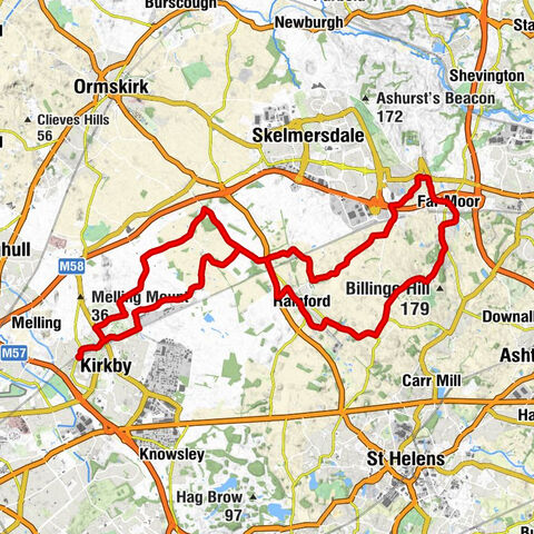 Kirkby - The Cottage Tandoori - All Saints Parish Church - Bispham Methodist Church