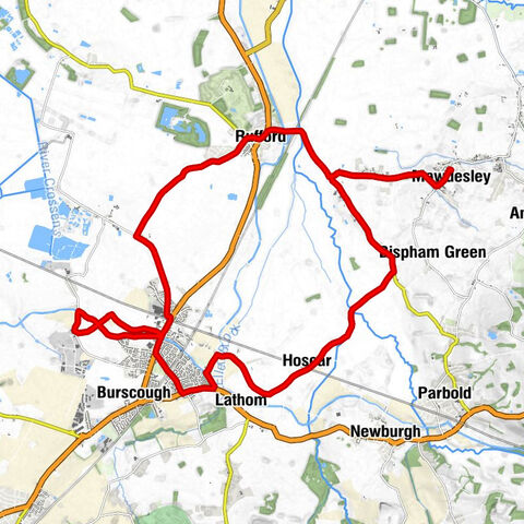 Mawdesley - Burscough Methodist Church - St Andrew - St Mary the Virgin