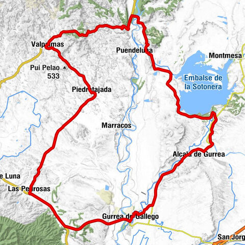 Gurrea de Gállego - Tormos - Casas de Esper - Iglesia de San Nicolás de Bari