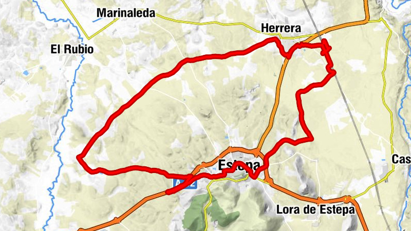 Puente Genil-Herrera - Herrera - Manantial de Roya - Estepa