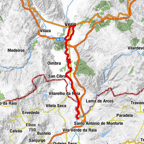 Verín - A Facuca - Queizás - O Terrón