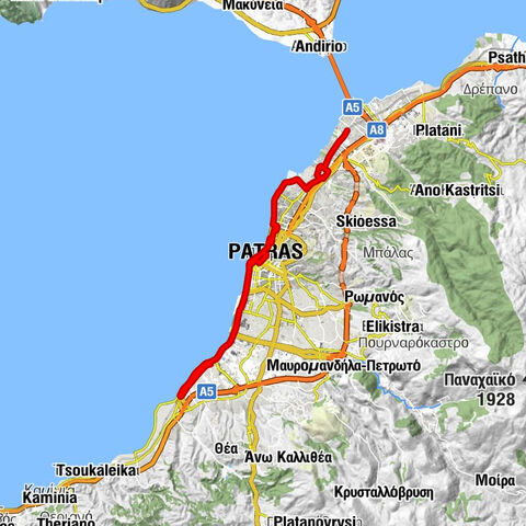 Ρίο - Άγιος Παντελεήμονας - I O Π - Άγιος Διονύσιος