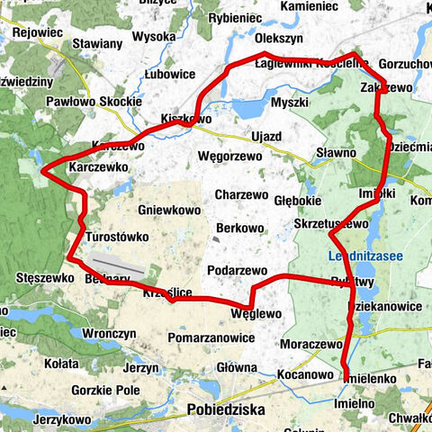 Lednogóra - Kościół pw. św. Jana Chrzciciela - Kościół pw. Najświętszej Maryi Panny Wniebowziętej - Kaplica pomocnicza