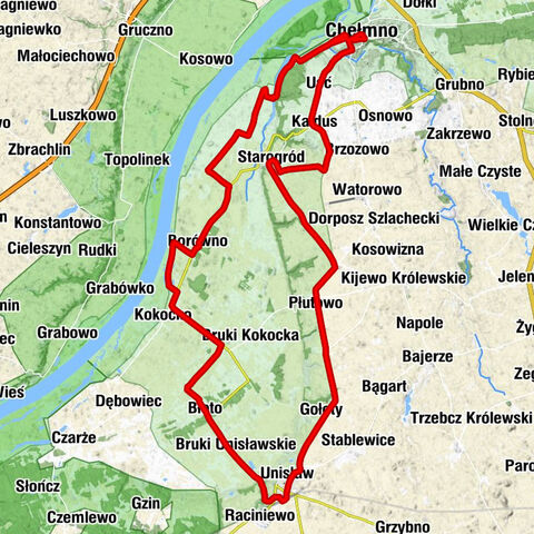 Unisław Pomorski - Kościół pw. Wniebowzięcia Najświętszej Maryi Panny - Chełmno - Kościół pw. Świętego Jakuba Starszego i Świętego Mikołaja