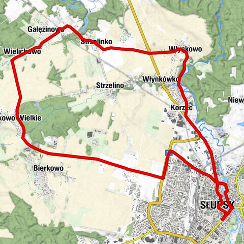 Parafia Ewangelicko-Augsburska Świętego Krzyża w Słupsku - Kaplica więzienna - Punkt dojazdowy - Kościół pw. Najświętszej Maryi Panny Królowej Różańca Świętego