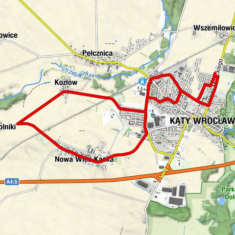 Kąty Wrocławskie - Nowa Wieś Kącka - Kościół Świętych Szymona i Judy Tadeusza