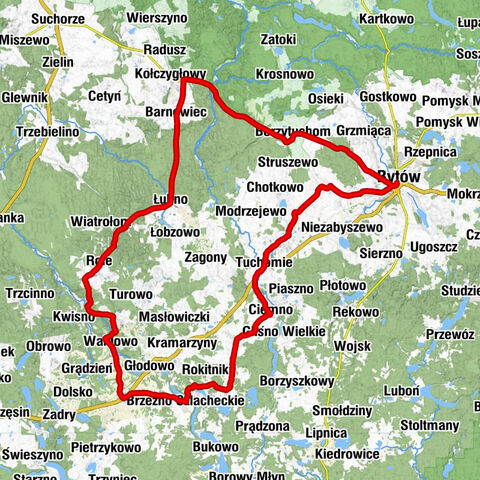 Bytów - Kościół pw. Świętego Michała Archanioła - Kościół pw. Miłosierdzia Bożego - Kościół pw. Najświętszego Serca Jezusa