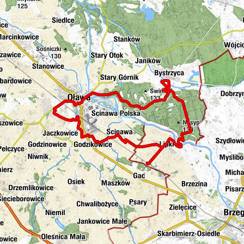 powiat brzeski - Lipki - Oława - Kościół pw. Świętego Rocha