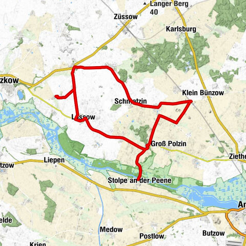 Schmatzin - Schlatkow - Heilig-Kreuz-Kapelle - Groß Polzin