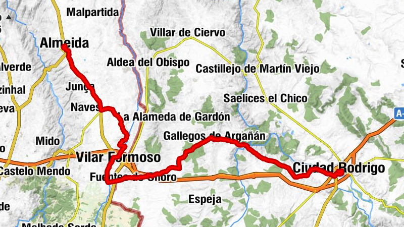 Ciudad Rodrigo - Iglesia de Santiago Apóstol - Ermita del Santísimo Cristo de la Exaltación - Almeida