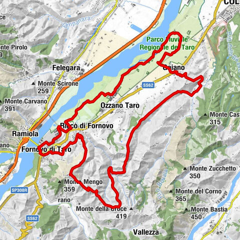 Fornovo di Taro - Giarola - Gaiano - Monte Ardone