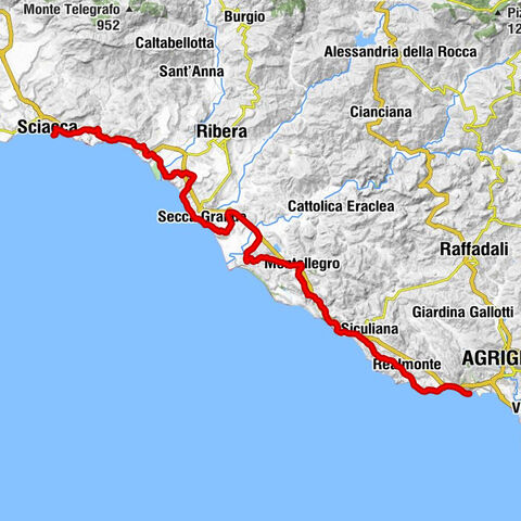 Sciacca - Chiesa di San Pietro Apostolo - Sella Omomorto - Scrusciu di Mari - Caffè Bistrot