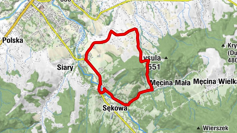 Sękowa - Kaplica cmentarna - Kościół pw. Świętego Józefa Oblubieńca Najświętszej Maryi Panny