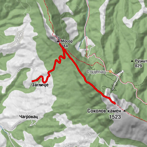 Црква Светог Илије - Јагличје - Pogled - Мосор