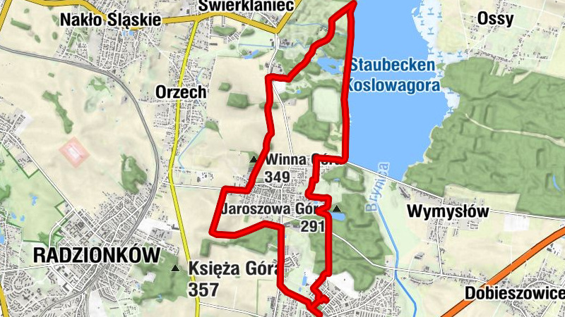 Stare Osiedle Wieczorka - Piekary Śląskie - Pod Skrzydłami Anioła - Winna Góra