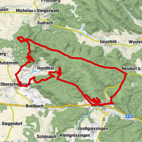 2019-08-11 Oberschwarzach Ebrach Trails