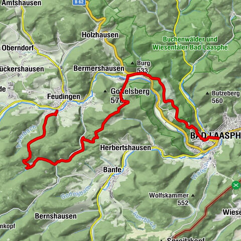 Lahnwandelweg Etappe 02 Feudingen – Bad Laasphe