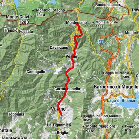 Von Montepiano nach Vaiano #LL2ROM_E066