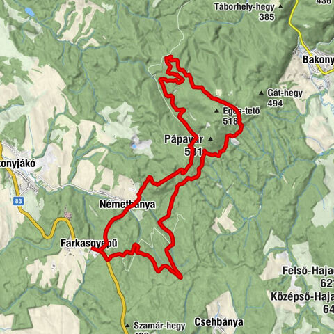 Farkasgyepű körtúra