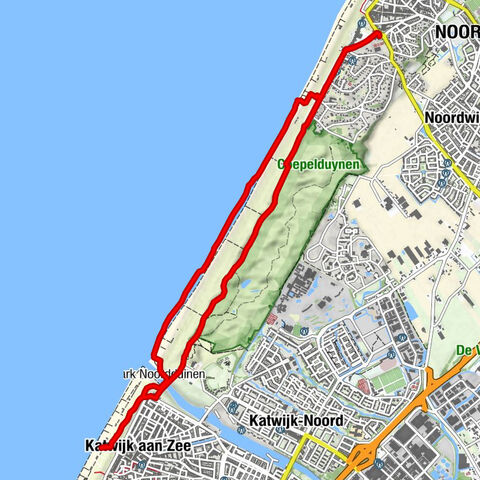 Von Noordwijk nach Katwijk und zurück #LL2ROM_N001