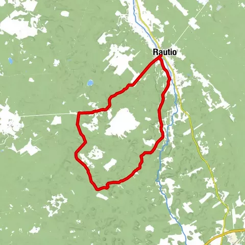 The route of the Great Wall