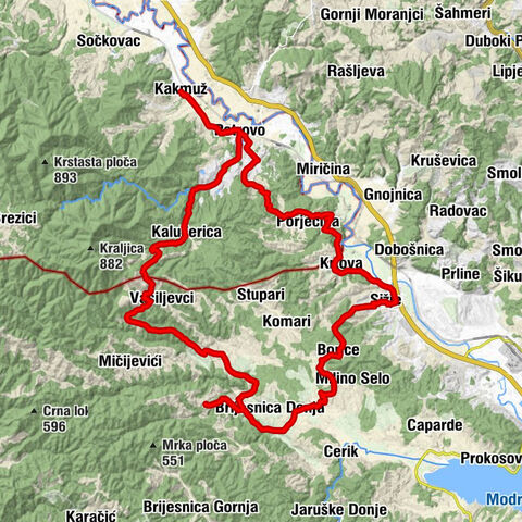 Kakmuž-Sižje-Tumare-Panjik-Kaludjerica-Kakmuž (eBike)