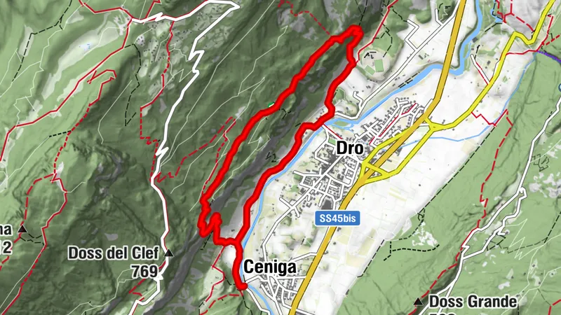 Bolted trail "degli Scaloni" - "delle Cavre" - "dell'Anglone"