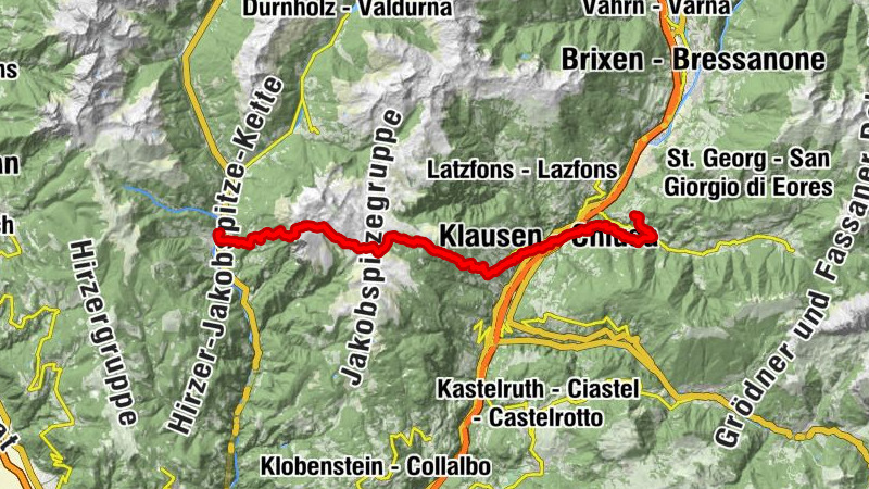 Goldtoni - Alpenbogen A153 Sarnheim im Sarntal - Villnöß Teis