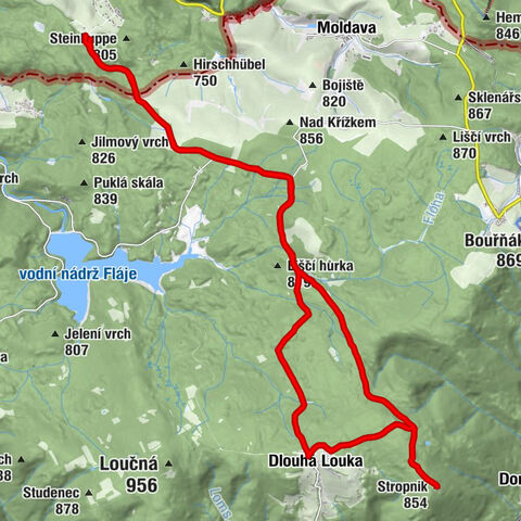 Von Holzhau zum Stropnik