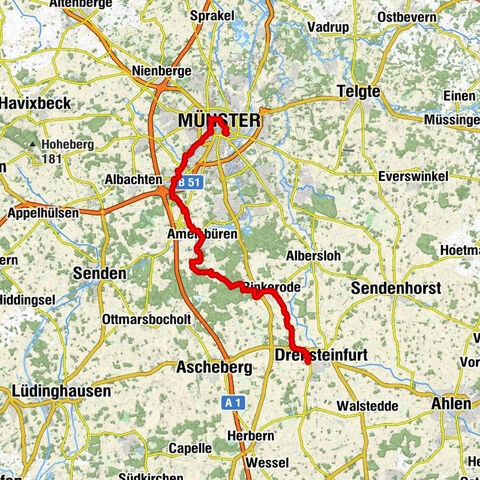 X 100 Münster-Drensteinfurt