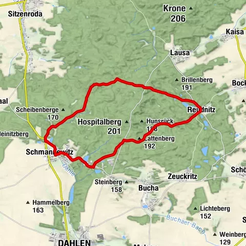 Rundwanderung in der Dahlener Heide