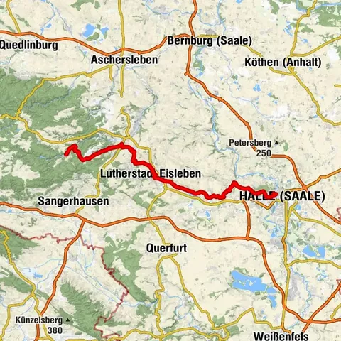 Saale-Harz-Radweg