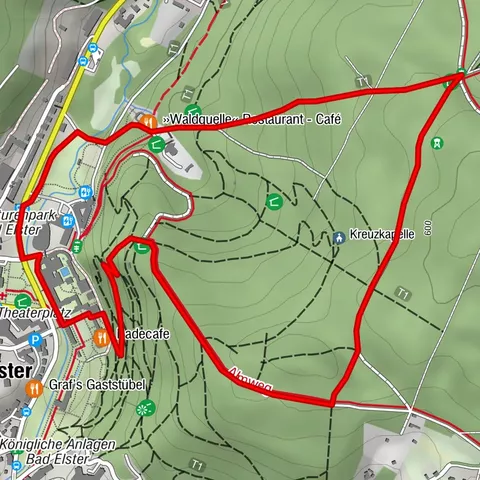 Genusswandern in Bad Elster 1: Terrainkurwege am Brunnenberg