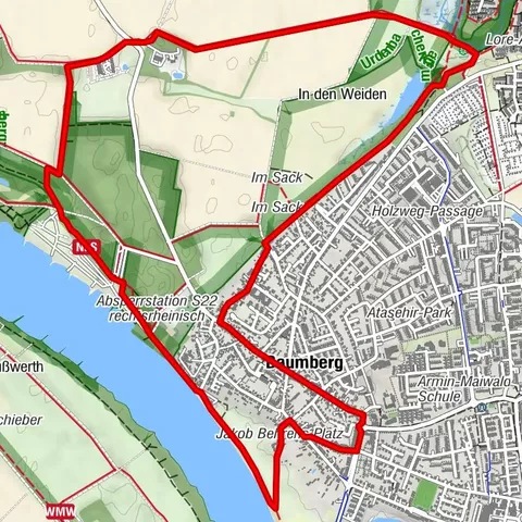 Entdeckerschleife Baumberger Aue